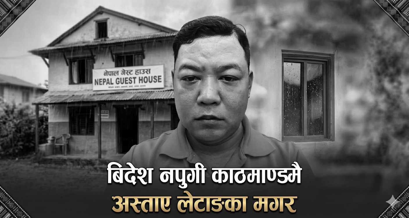 छुट्टी सकेर मलेसिया फर्किन काठमाडौं पुगेका लेटाङका मगर गेस्ट हाउसमा मृत फेला।