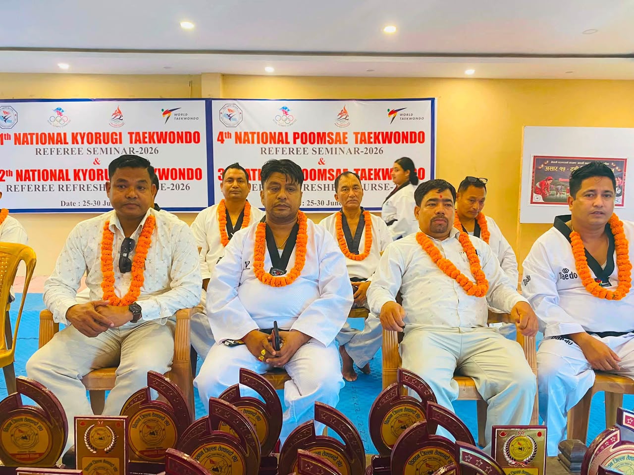 सौराहामा ११औँ क्योरुगी तेक्वान्दो रेफ्री सेमिनार तथा ४औँ पुम्से सेमिनार सम्पन्न।